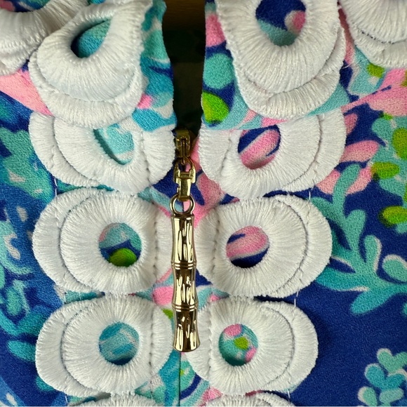 Lilly Pulitzer Jane Corsica Print Shift Dress Size 12 - Picture 8 of 10